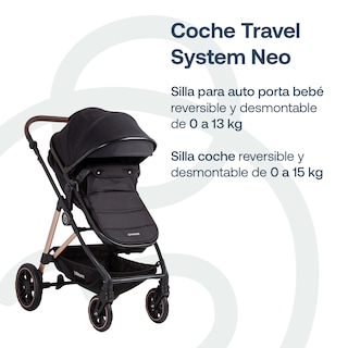 Foto 2 | Travel System Neo Negro