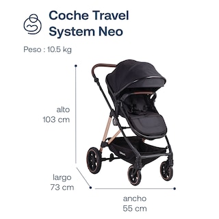 Foto 8 | Travel System Neo Negro