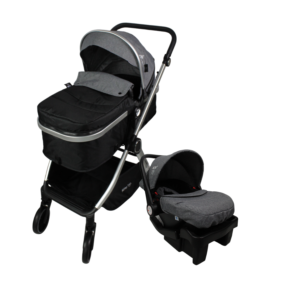 Carriola Paseo De Lujo Con Asiento Para Carro Noni Is-999l