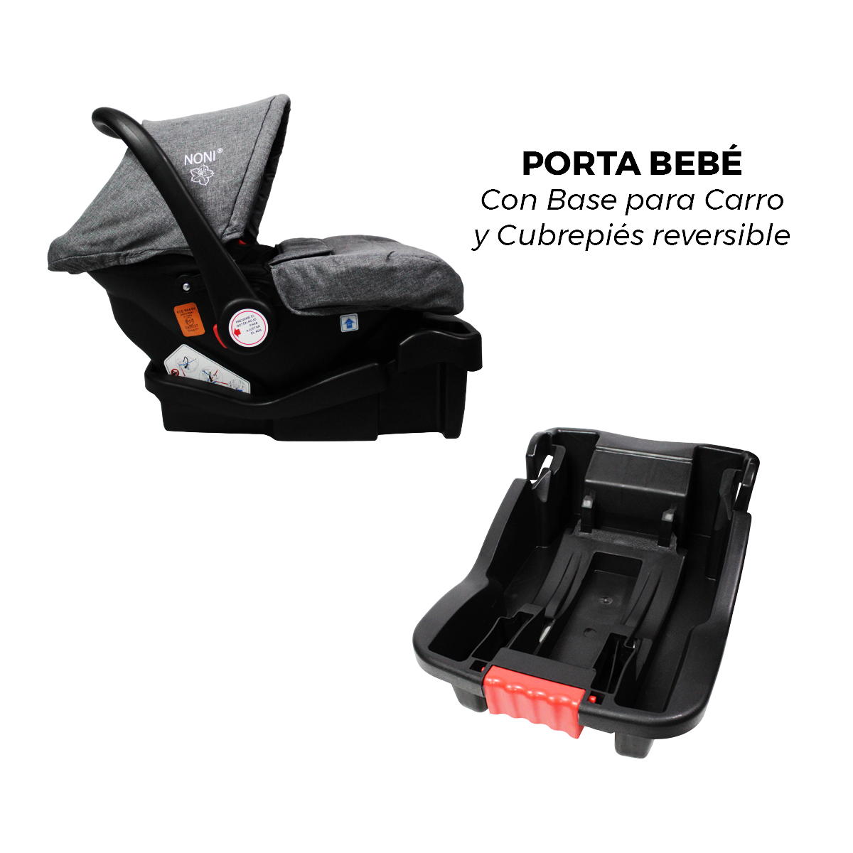 Foto 3 pulgar | Carriola Paseo De Lujo Con Asiento Para Carro Noni Is-999l