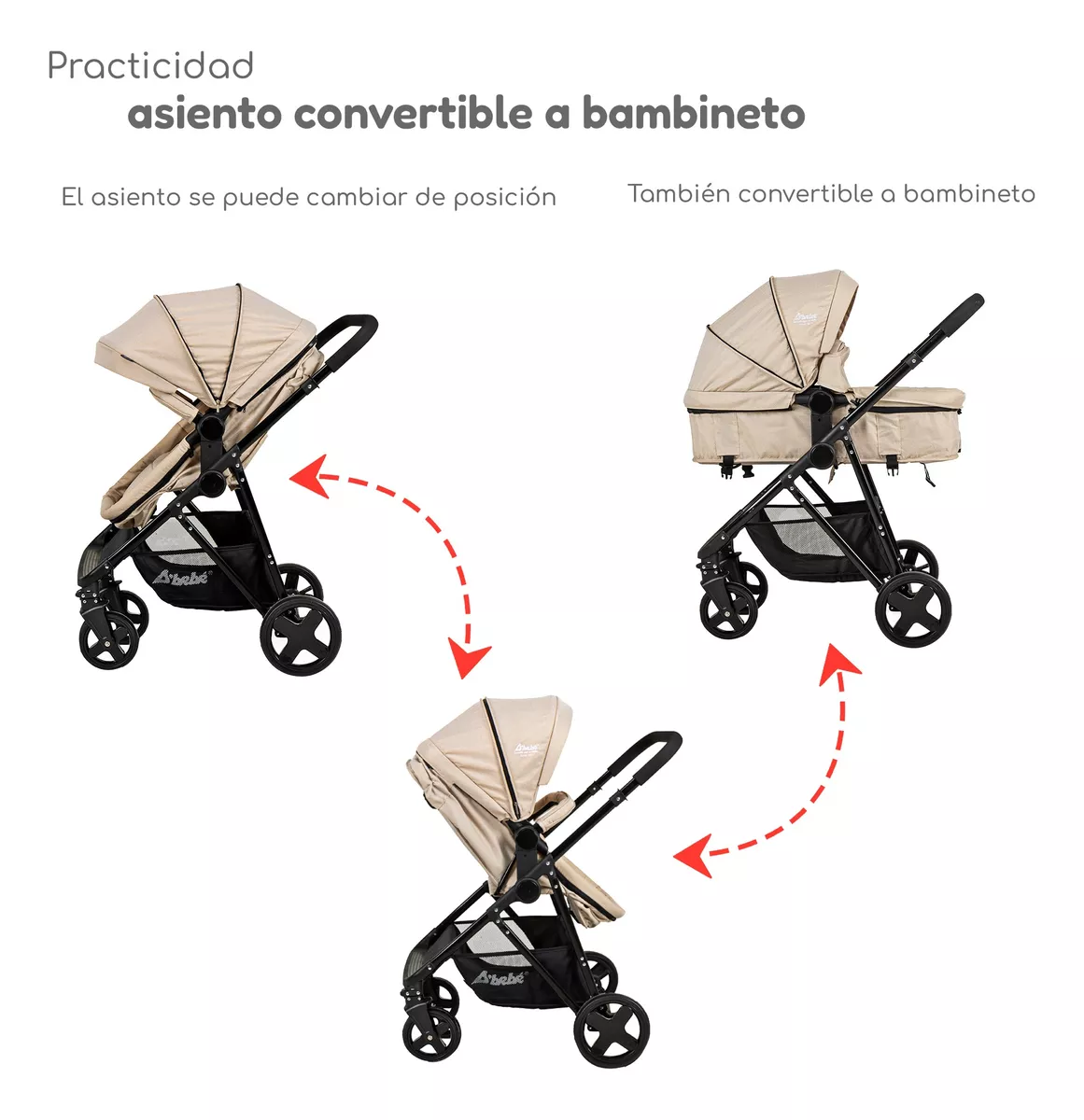 Foto 5 | Carriola D Bebe Travel System Prince con Autoasiento