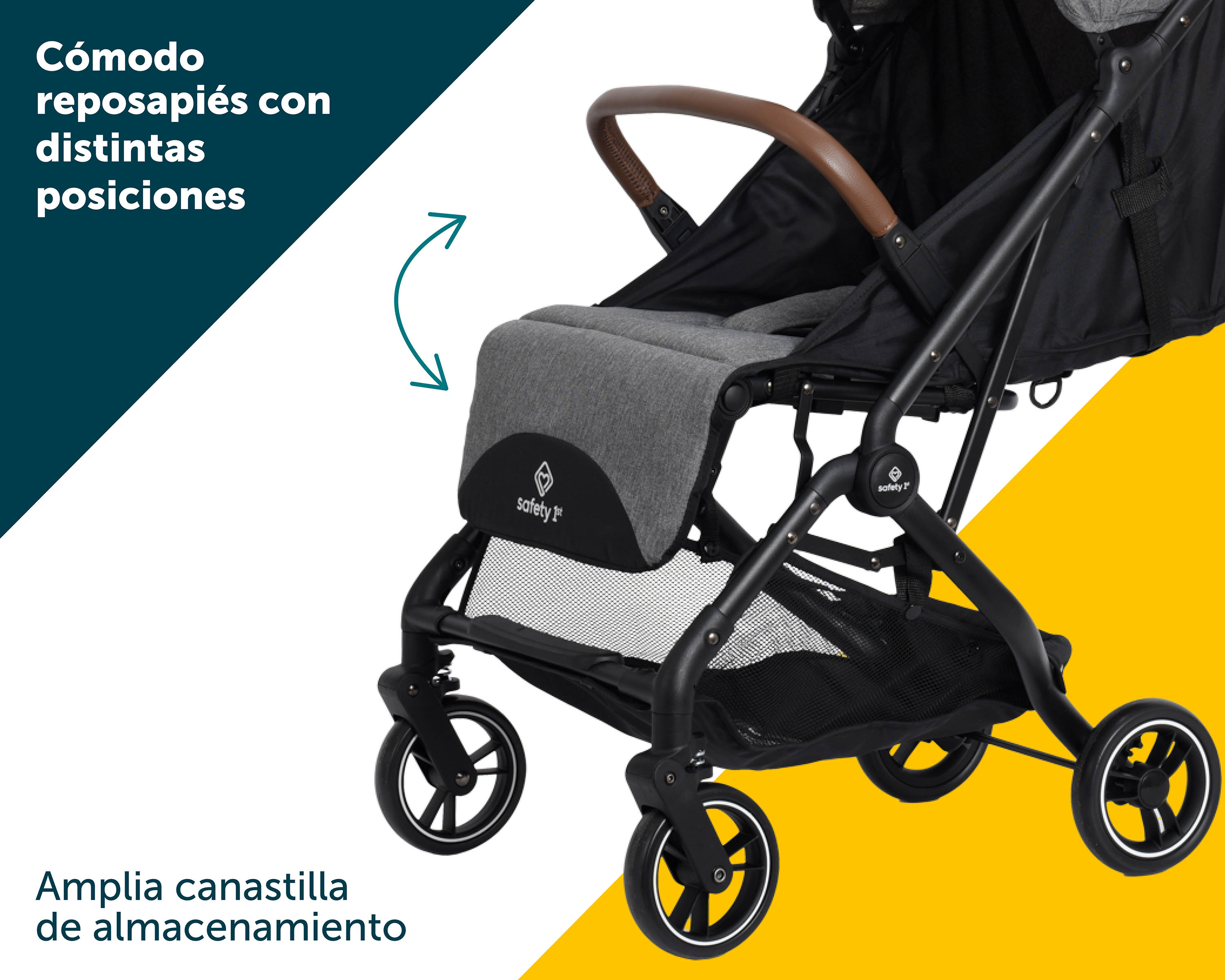 Foto 4 | Carriola Safety 1st Slim Travel Gris