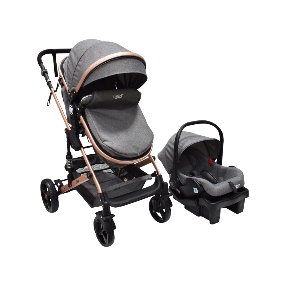 Carriola Travel System Ethan Lifestyle By Infanti Color Gris