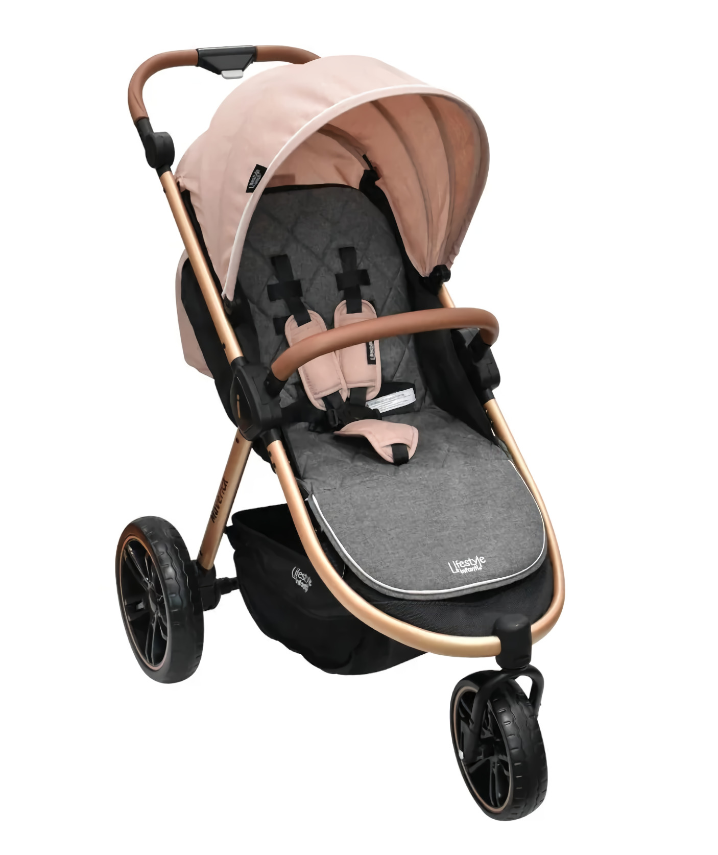 Foto 4 pulgar | Carriola Infanti Maverick Travel System Portabebé Rosa para Bebé