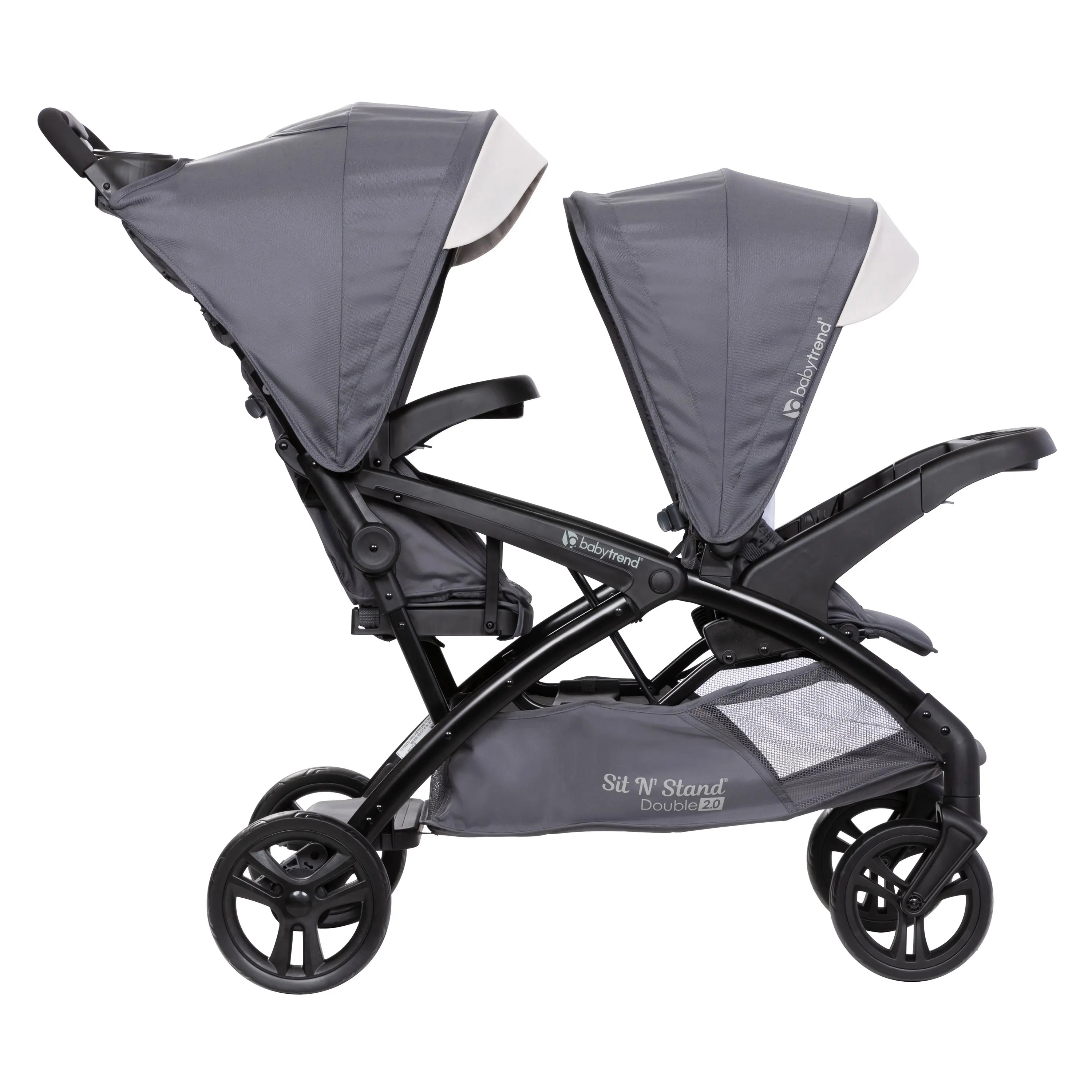 Foto 3 pulgar | Carriola Doble Baby Trend Sit N Stand Plegable A Una Mano Magnolia