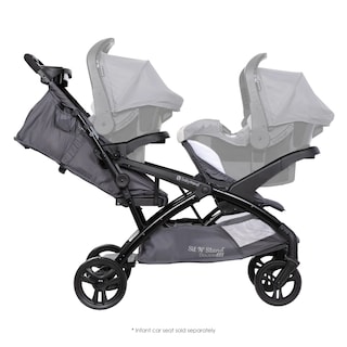 Foto 4 | Carriola Doble Baby Trend Sit N Stand Plegable A Una Mano Magnolia