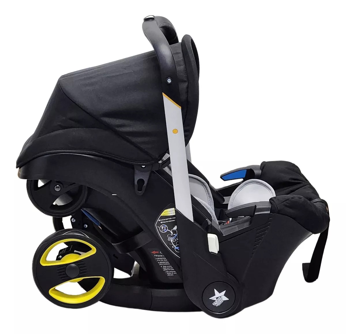 Foto 4 pulgar | Carriola Para Bebé Starkids Polux Convertible Con Pañalera