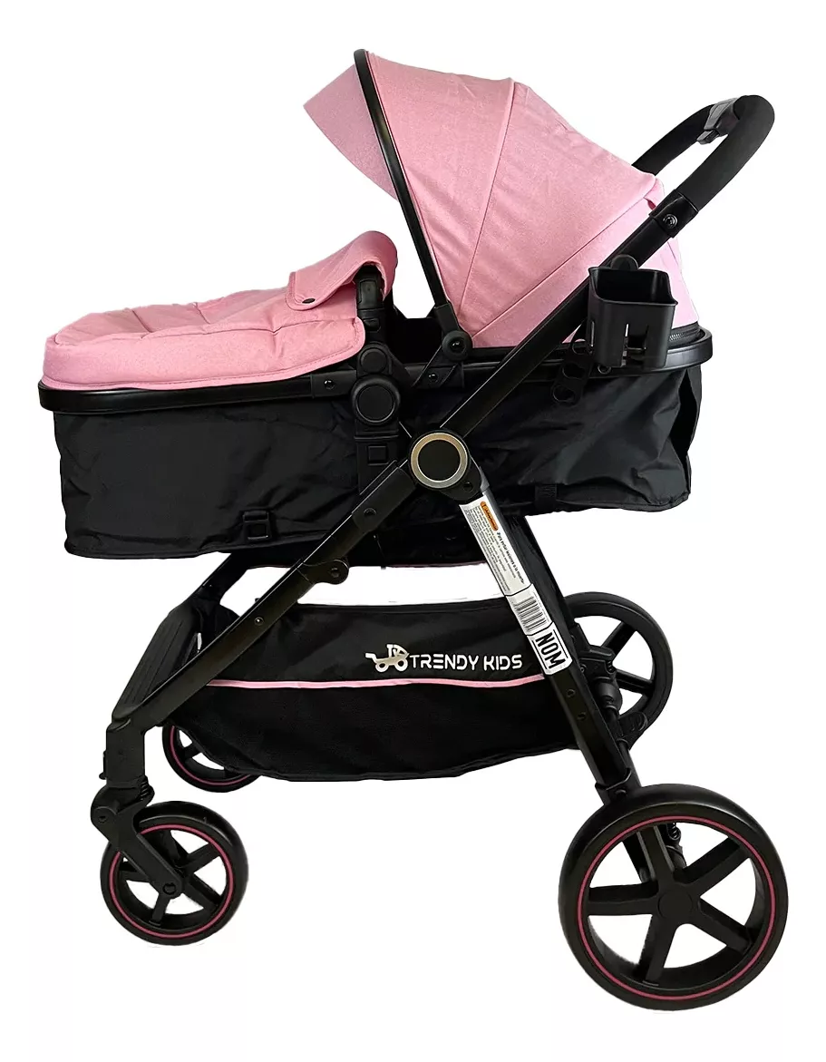 Foto 3 | Carriola para Bebé Trendy Kids Dyna con Portabebé Rosa