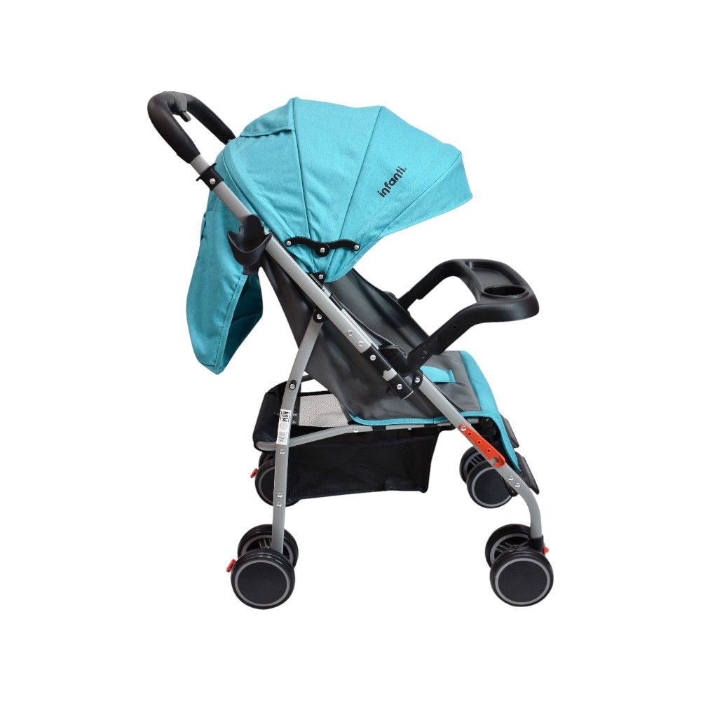 Foto 4 pulgar | Carriola De Paseo Ivy Infanti Color Turquesa Con Mango Reversible