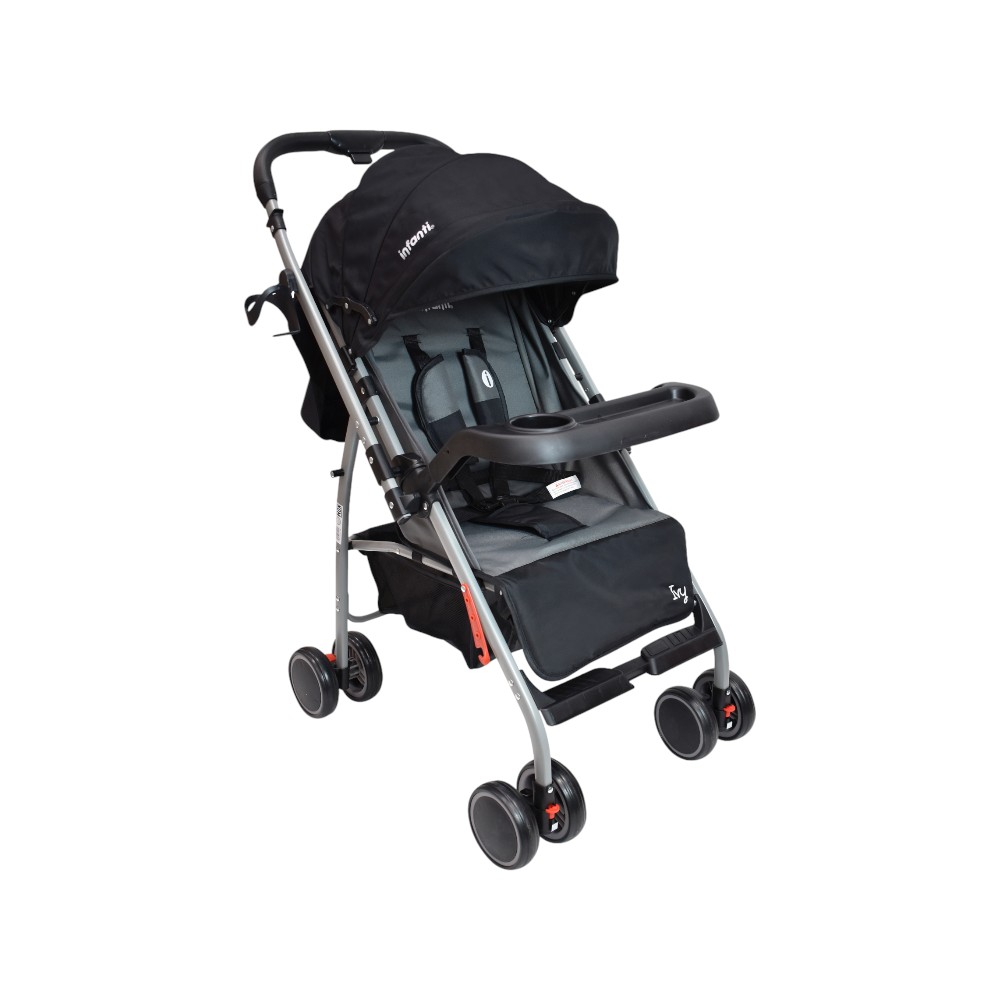 Foto 2 pulgar | Carriola De Paseo Ivy Infanti Color Black Con Mango Reversible