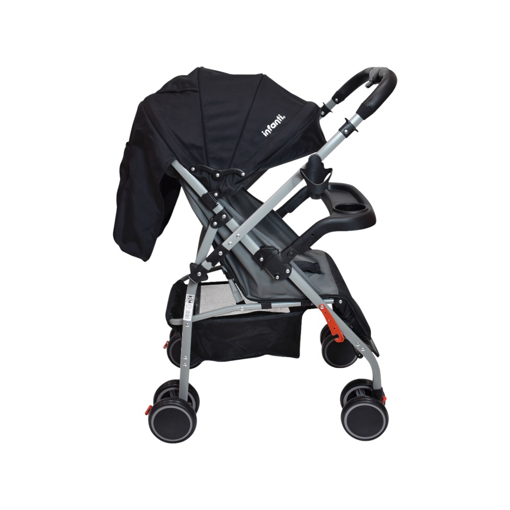 Foto 4 pulgar | Carriola De Paseo Ivy Infanti Color Black Con Mango Reversible