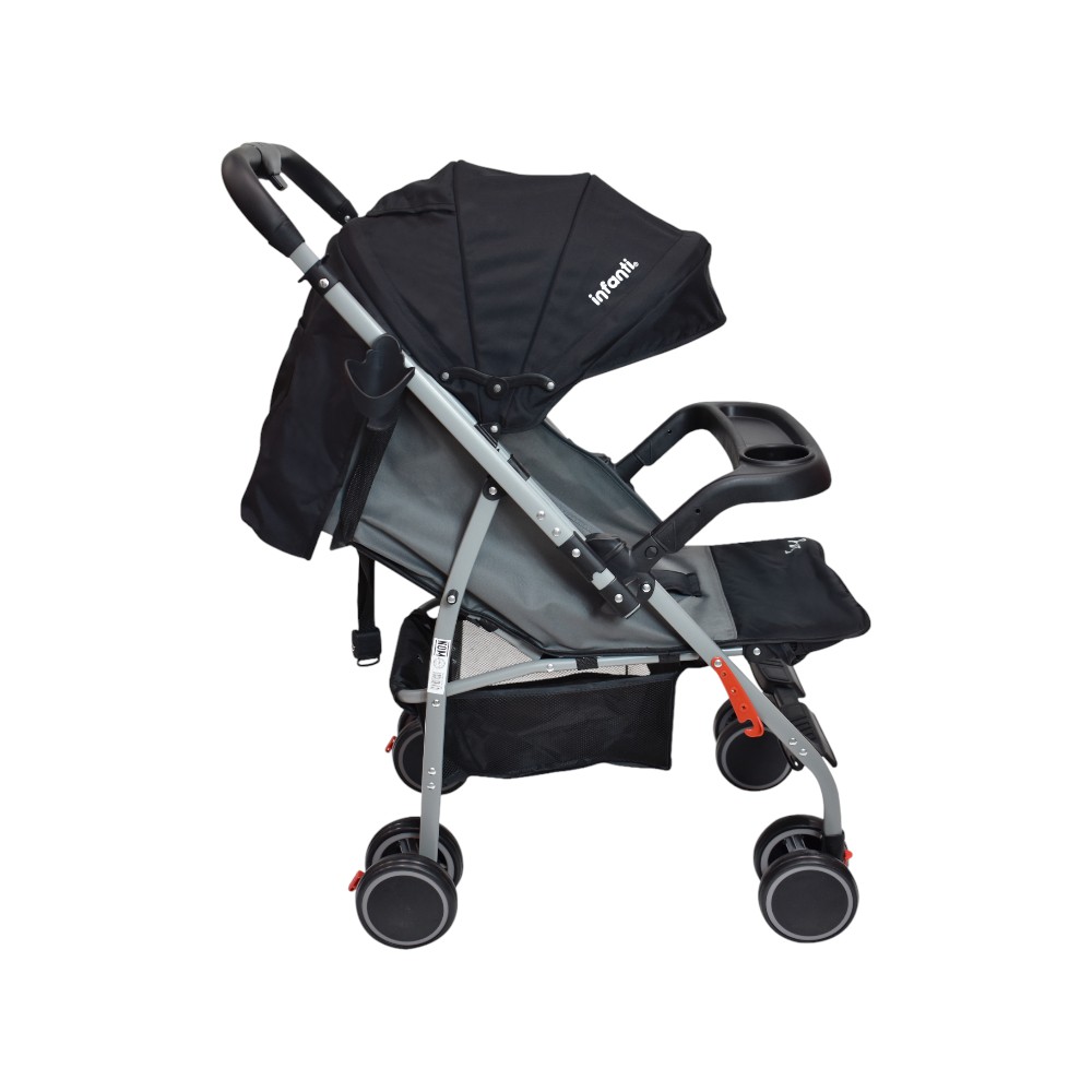 Foto 6 pulgar | Carriola De Paseo Ivy Infanti Color Black Con Mango Reversible