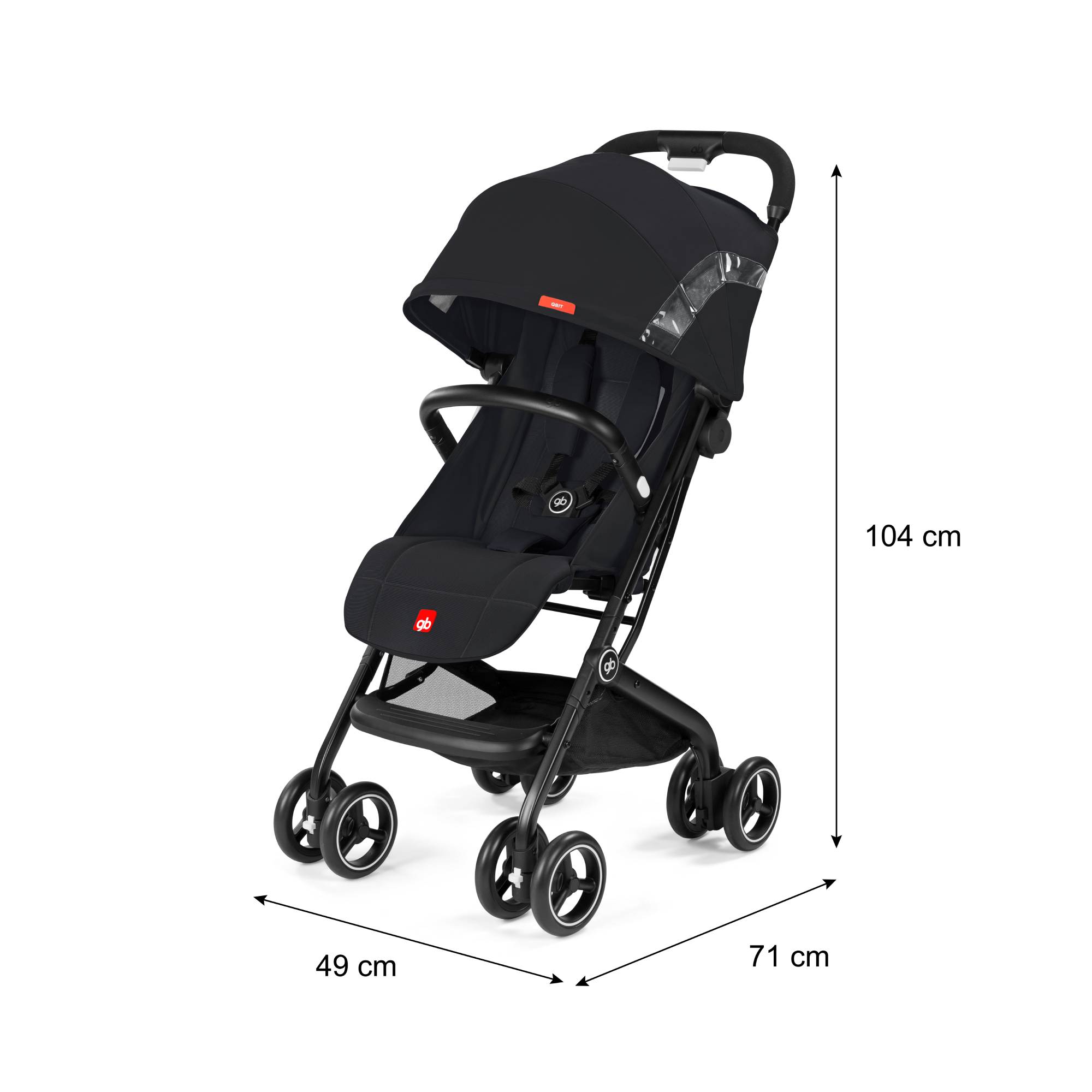 Foto 7 | Carriola De Viaje Gb Qbit+ All Terrain Ultra Compacta Ligera