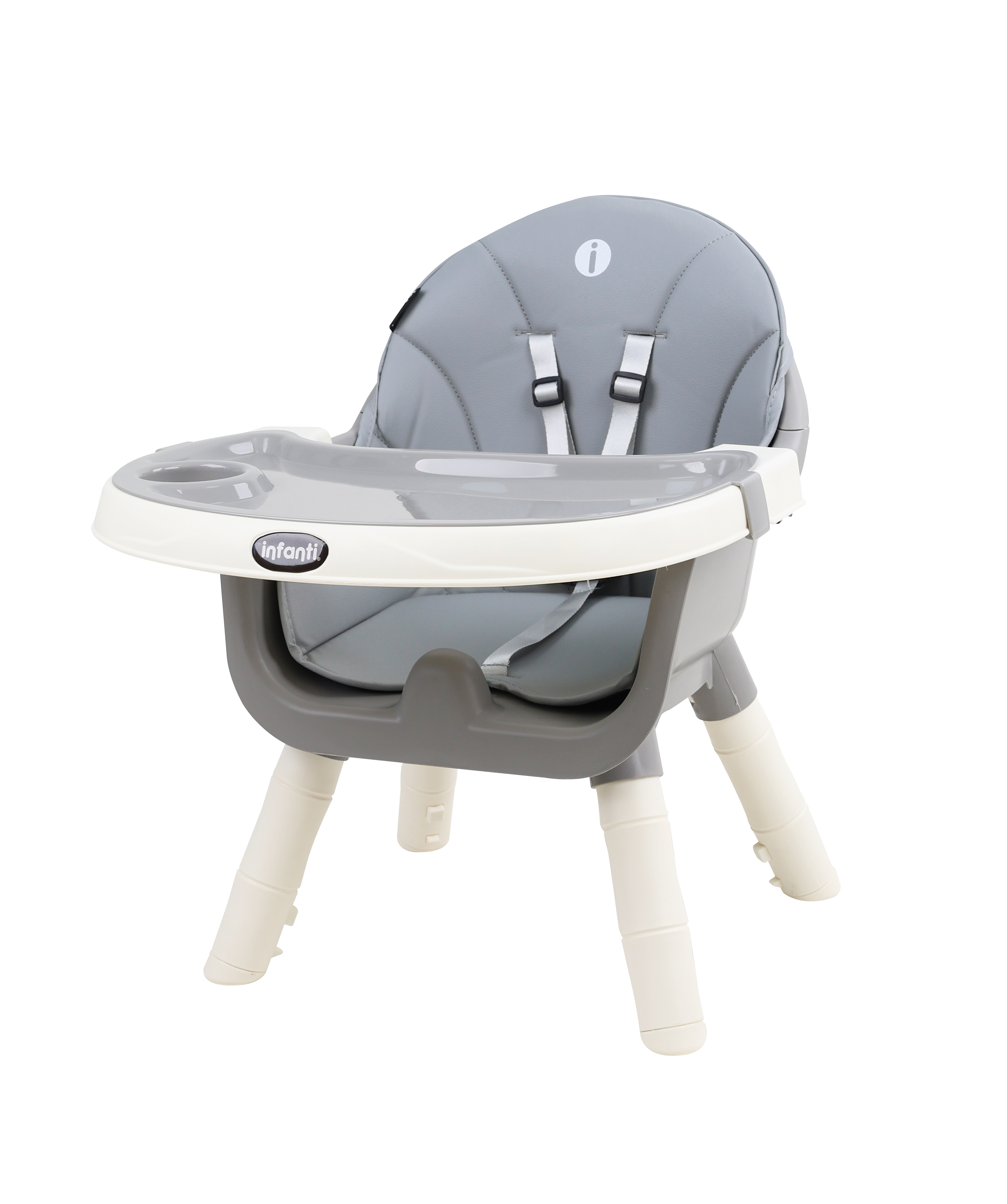 Foto 4 pulgar | Silla Alta Golden Infanti Color Gris 6 En 1 Charola Desmontable