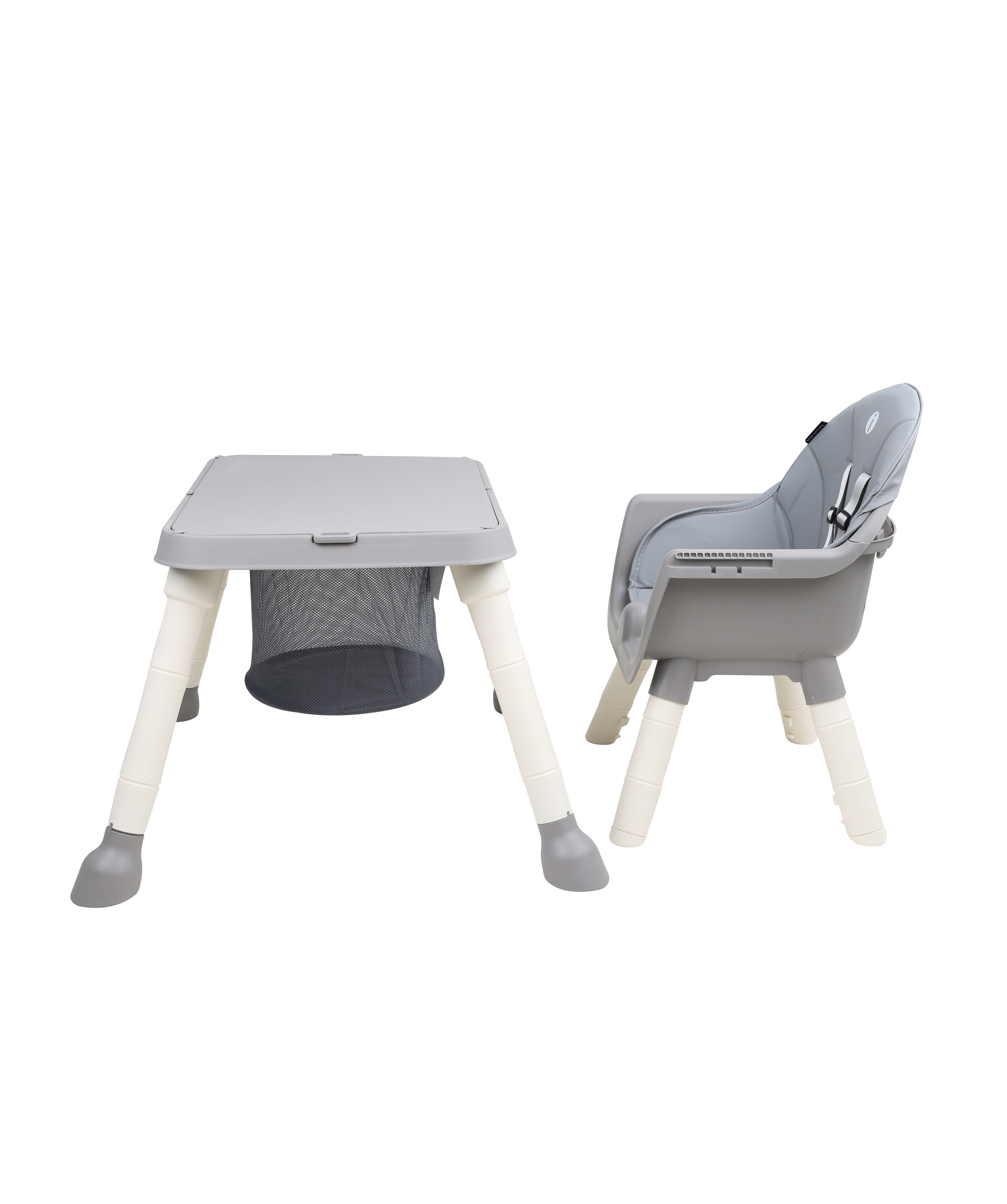 Foto 7 pulgar | Silla Alta Golden Infanti Color Gris 6 En 1 Charola Desmontable