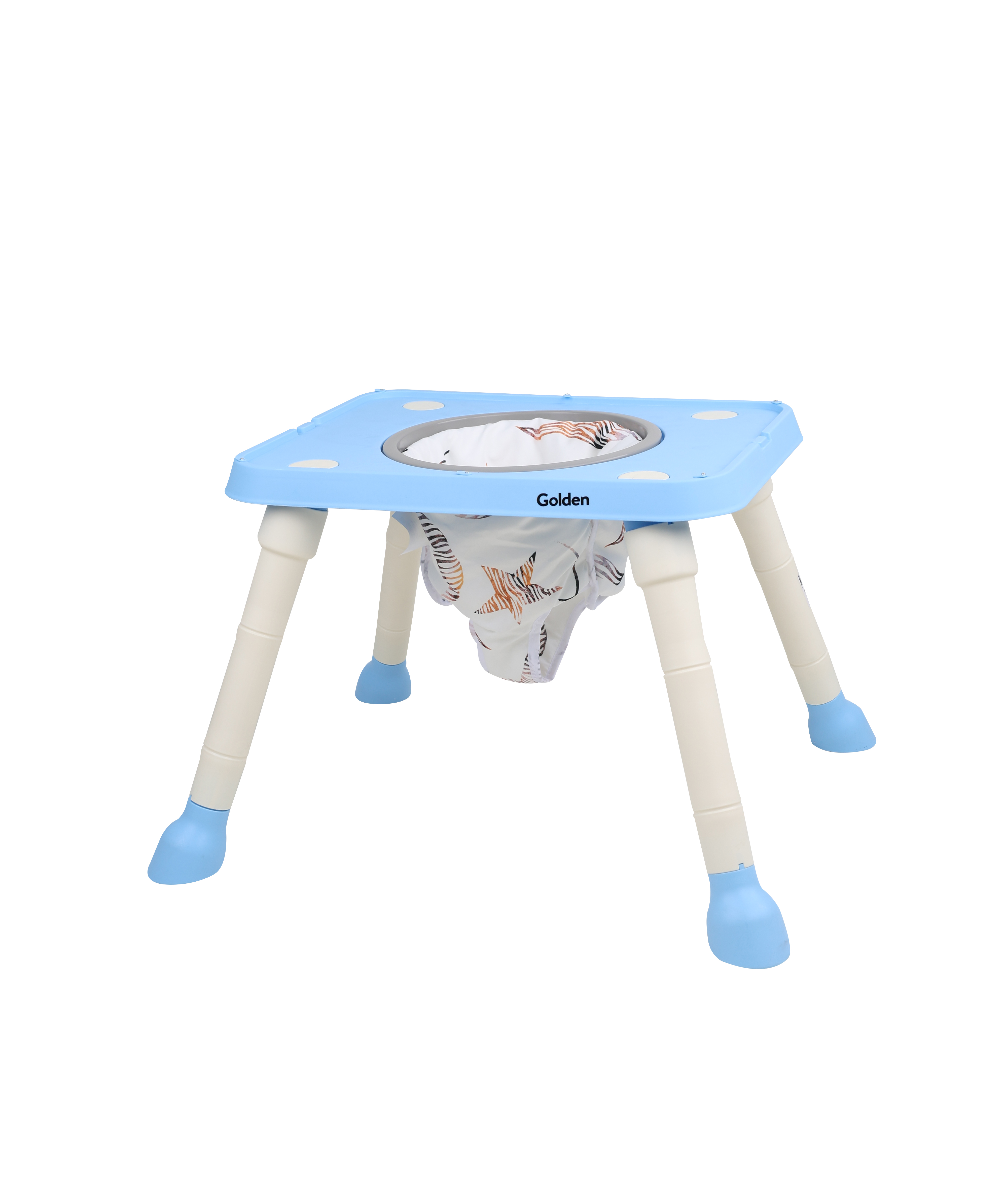 Foto 3 | Silla Alta Golden Infanti  Color Azul 6 En 1 Charola Desmontable