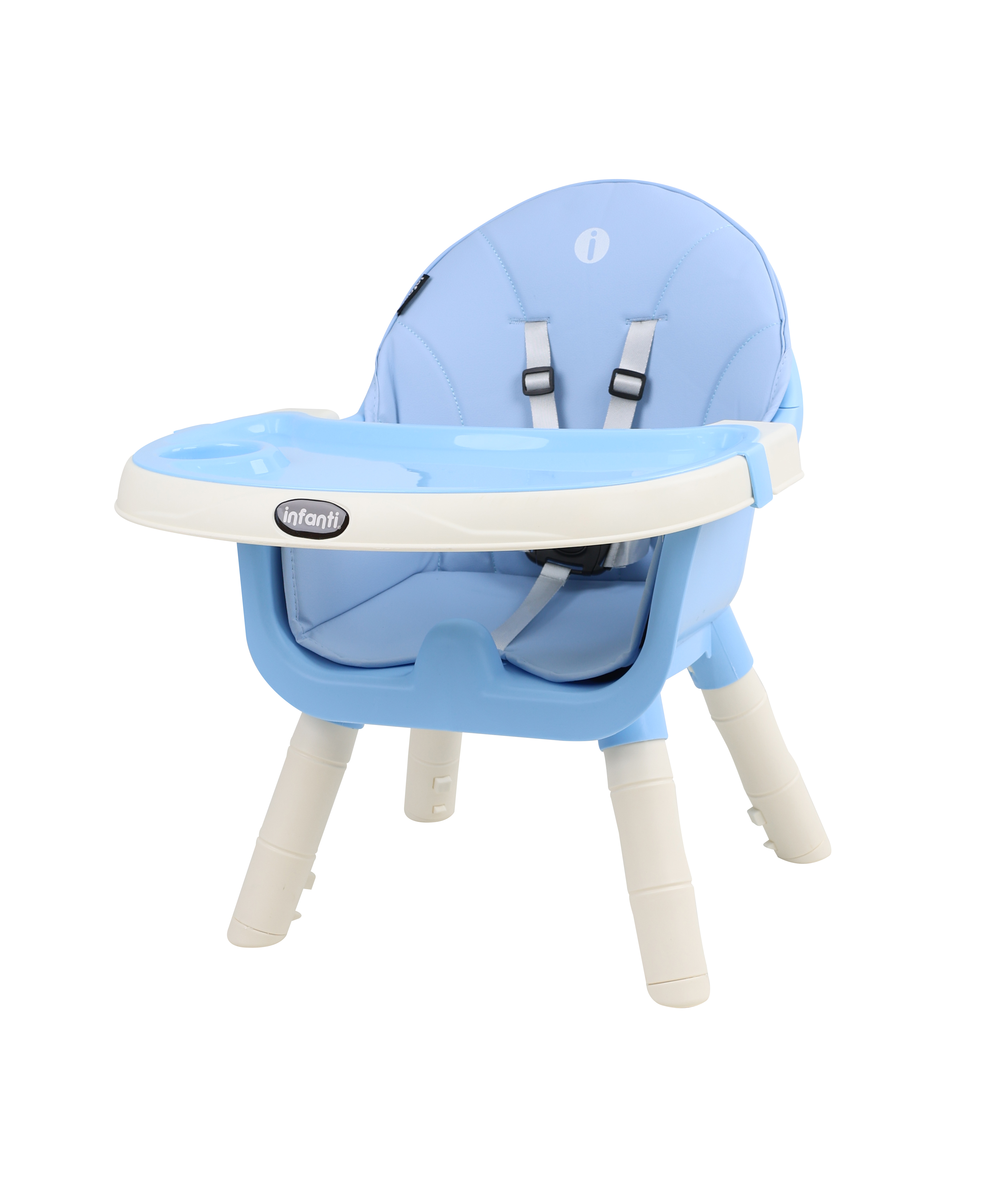 Foto 5 pulgar | Silla Alta Golden Infanti  Color Azul 6 En 1 Charola Desmontable