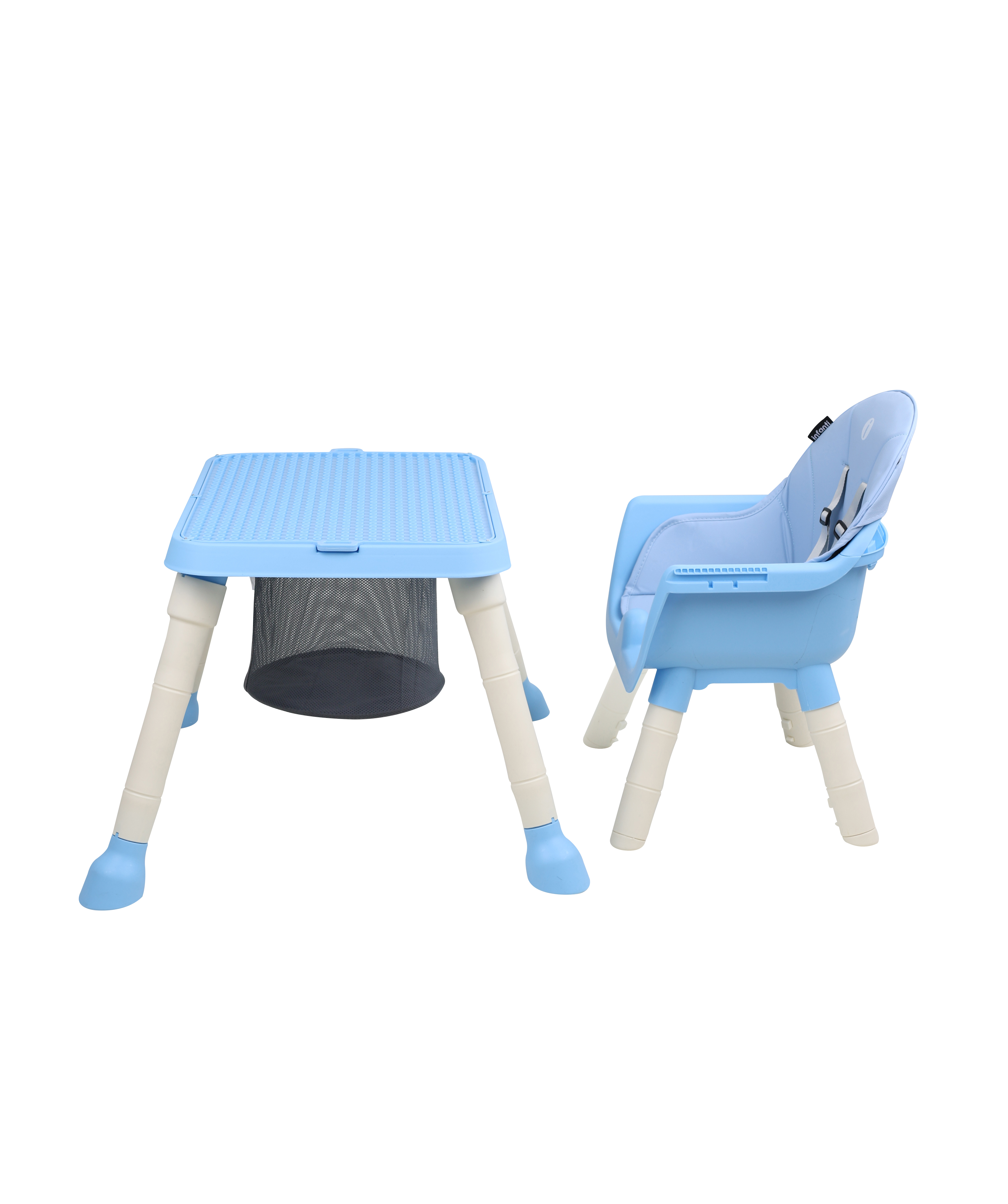 Foto 7 pulgar | Silla Alta Golden Infanti  Color Azul 6 En 1 Charola Desmontable