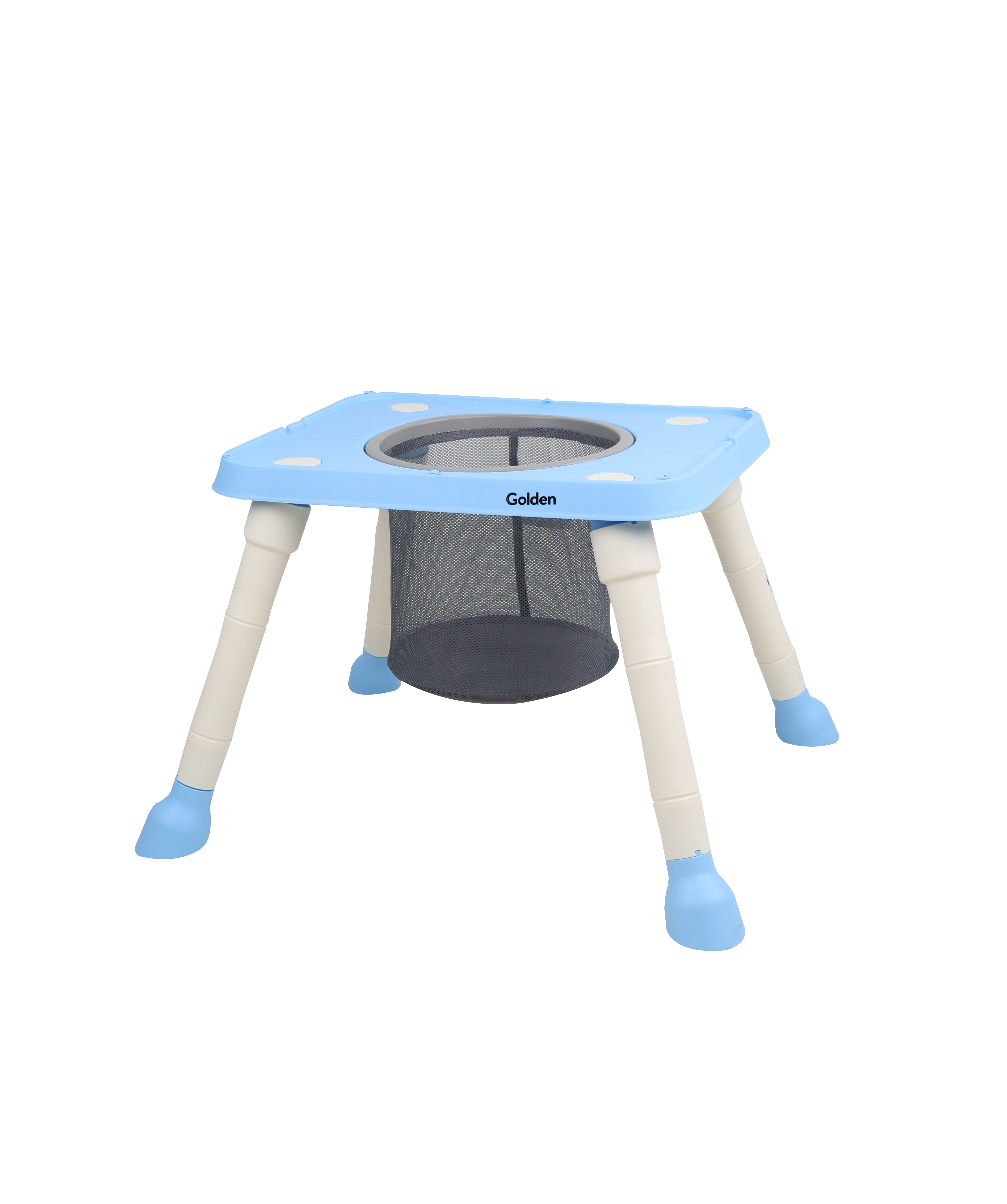 Foto 8 | Silla Alta Golden Infanti  Color Azul 6 En 1 Charola Desmontable