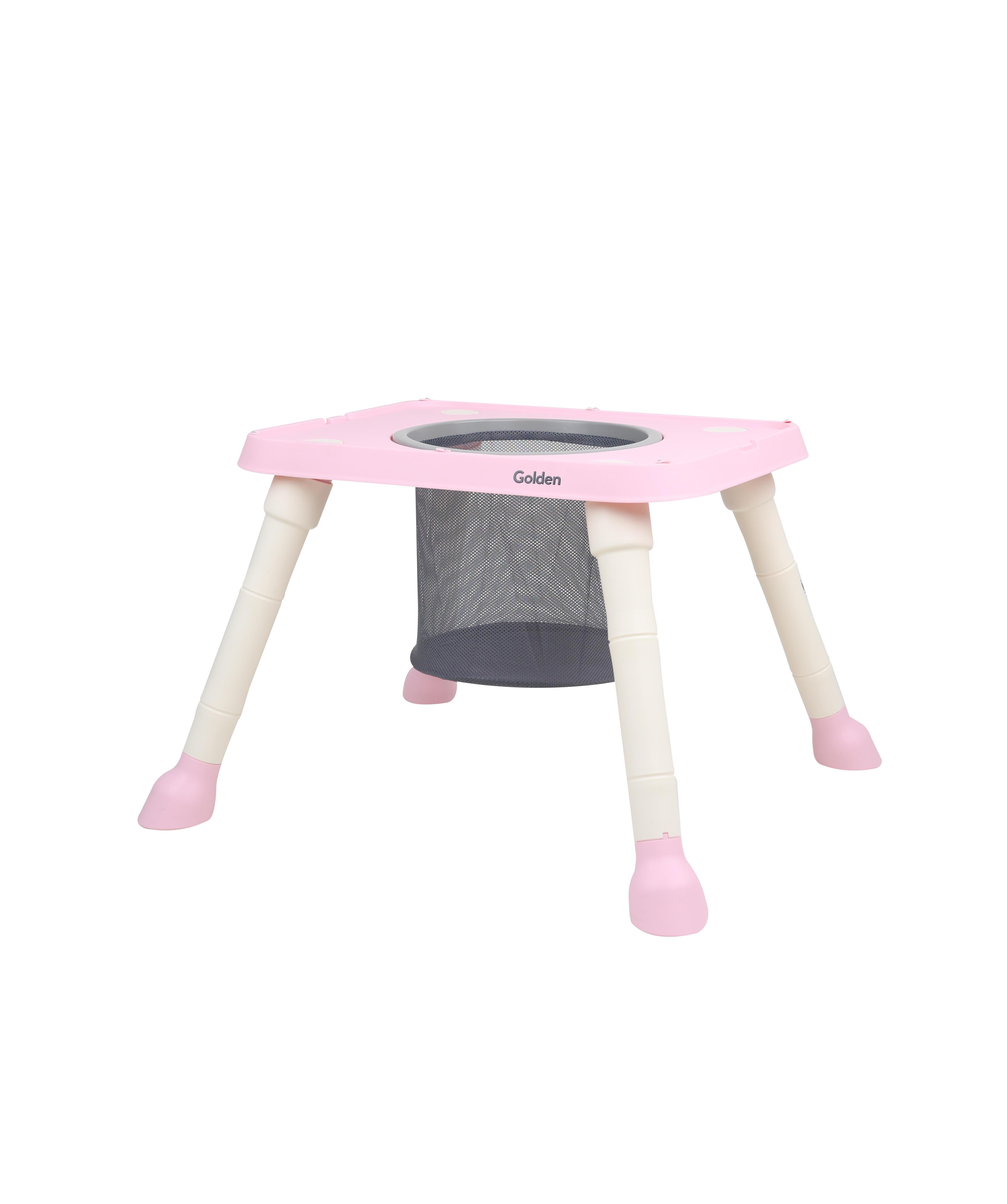 Foto 6 | Silla Alta Golden Infanti Color Rosa 6 En 1 Charola Desmontable