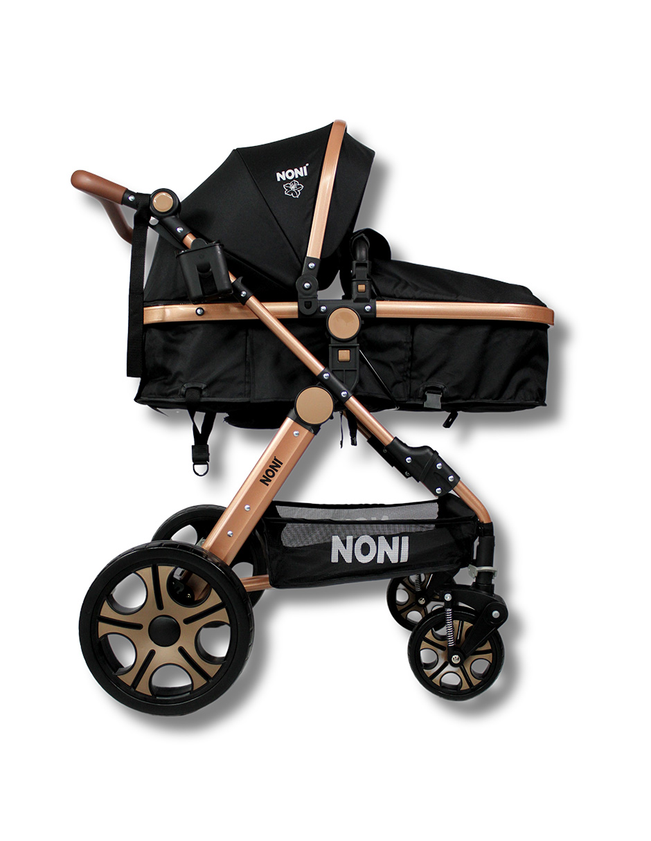 Carriola De Paseo Travel System Noni Is-999-a  Chasis  Dorado Ahumado