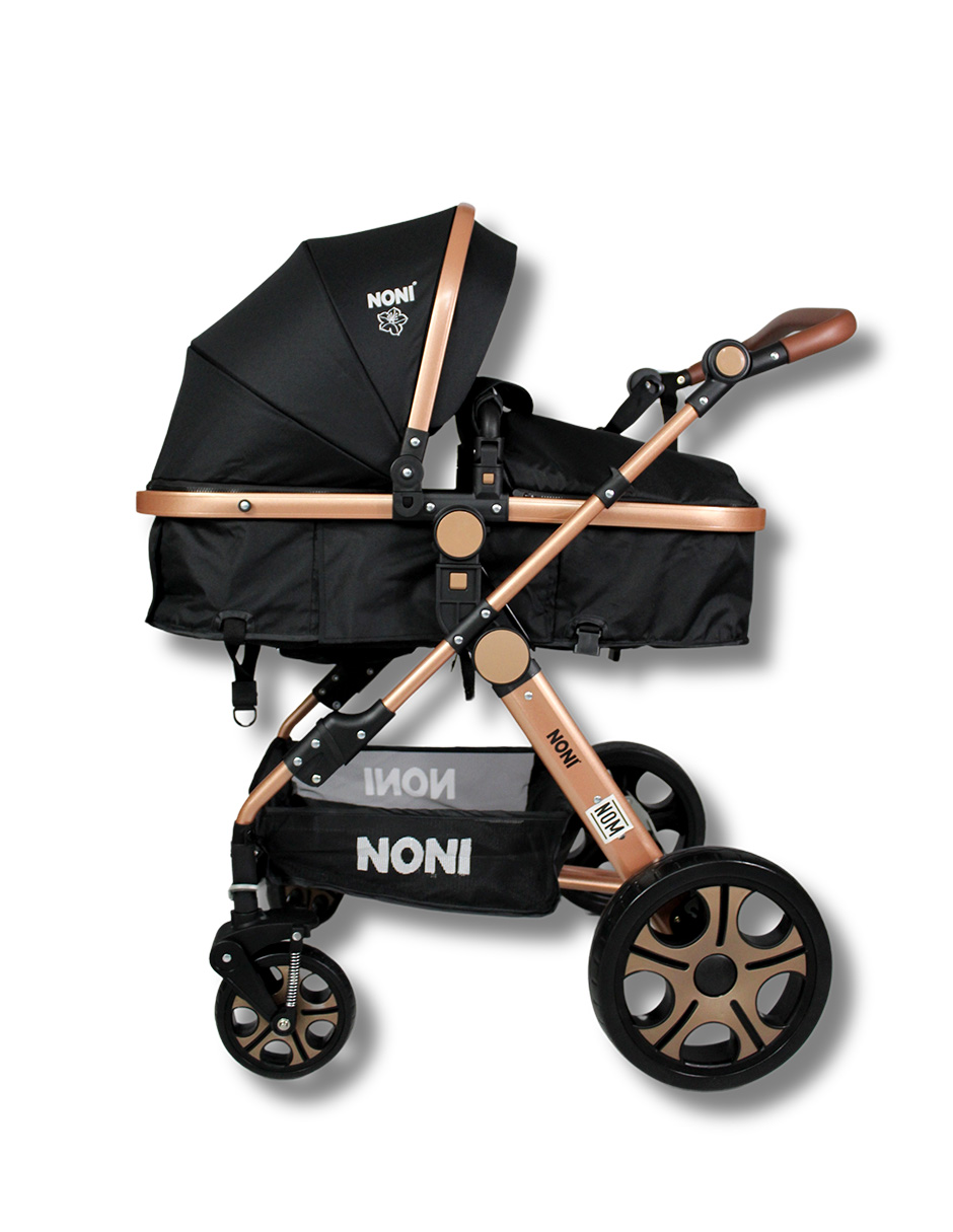 Foto 2 | Carriola De Paseo Travel System Noni Is-999-a  Chasis  Dorado Ahumado