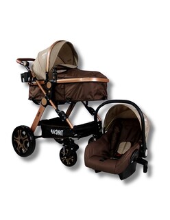 Foto 2 | Carriola De Paseo Travel System Noni Is-999-a Chasis Dorado Ahumado