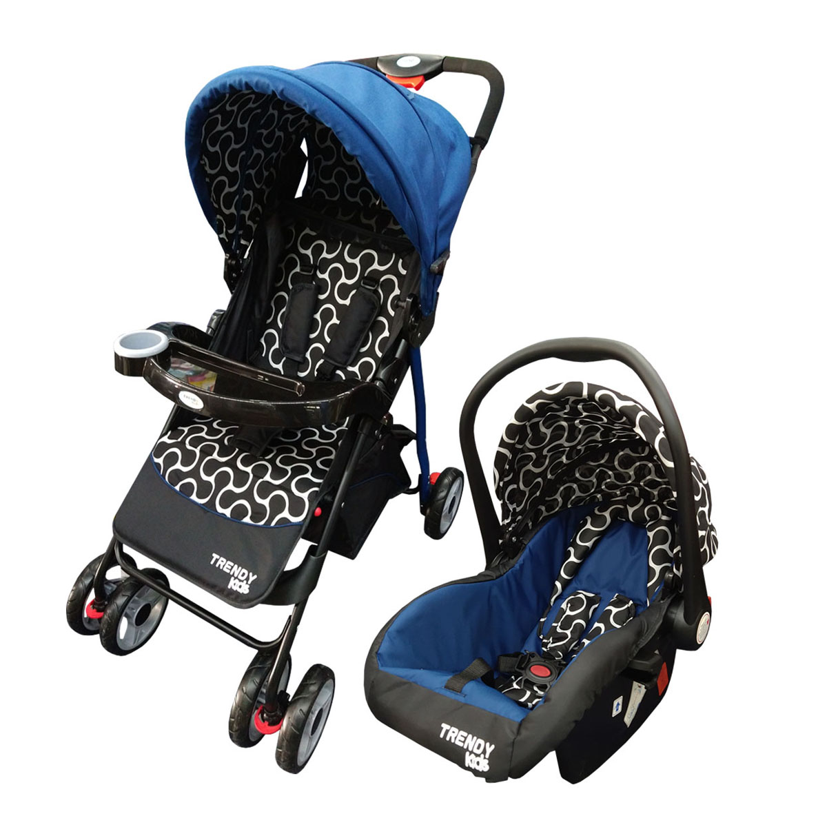 Foto 2 pulgar | Carreola Trendy Kids Maxxy Sistema De Viaje 4en1 Azul