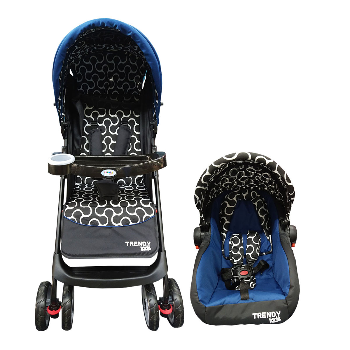 Foto 3 pulgar | Carreola Trendy Kids Maxxy Sistema De Viaje 4en1 Azul