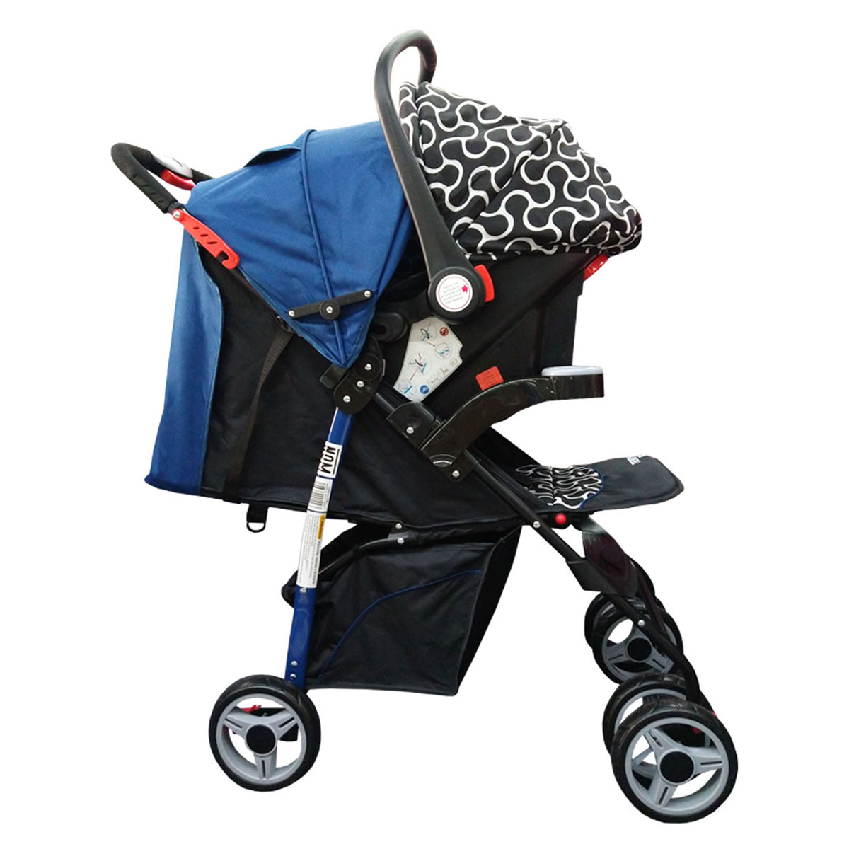 Foto 4 pulgar | Carreola Trendy Kids Maxxy Sistema De Viaje 4en1 Azul