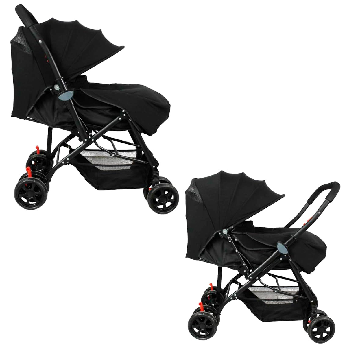 Foto 3 | Carriola Para Bebe Angelin 555-s Color Negro Reversible