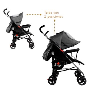 Foto 4 | Carriola De Baston Angelin 666-g Color Negro De Conejito