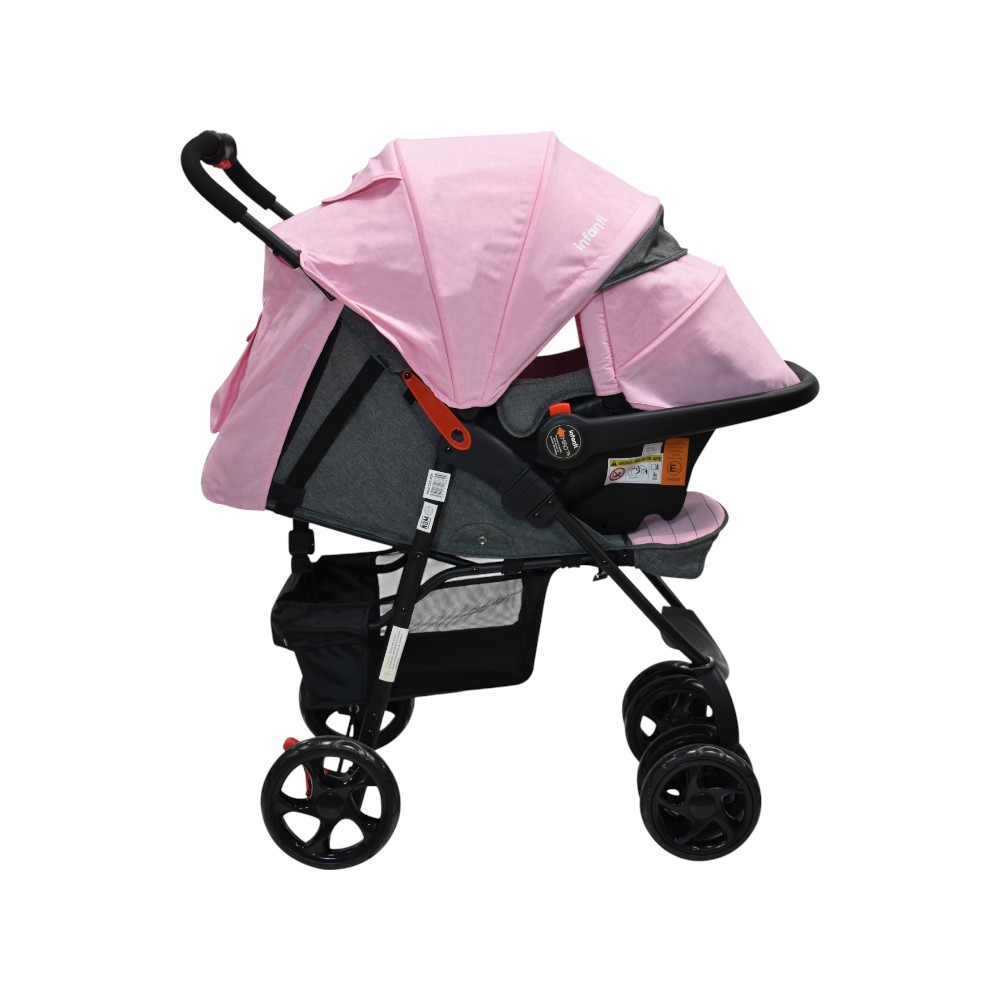 Foto 5 | Carriola Para Bebé Travel System Hiro Infanti Rosa