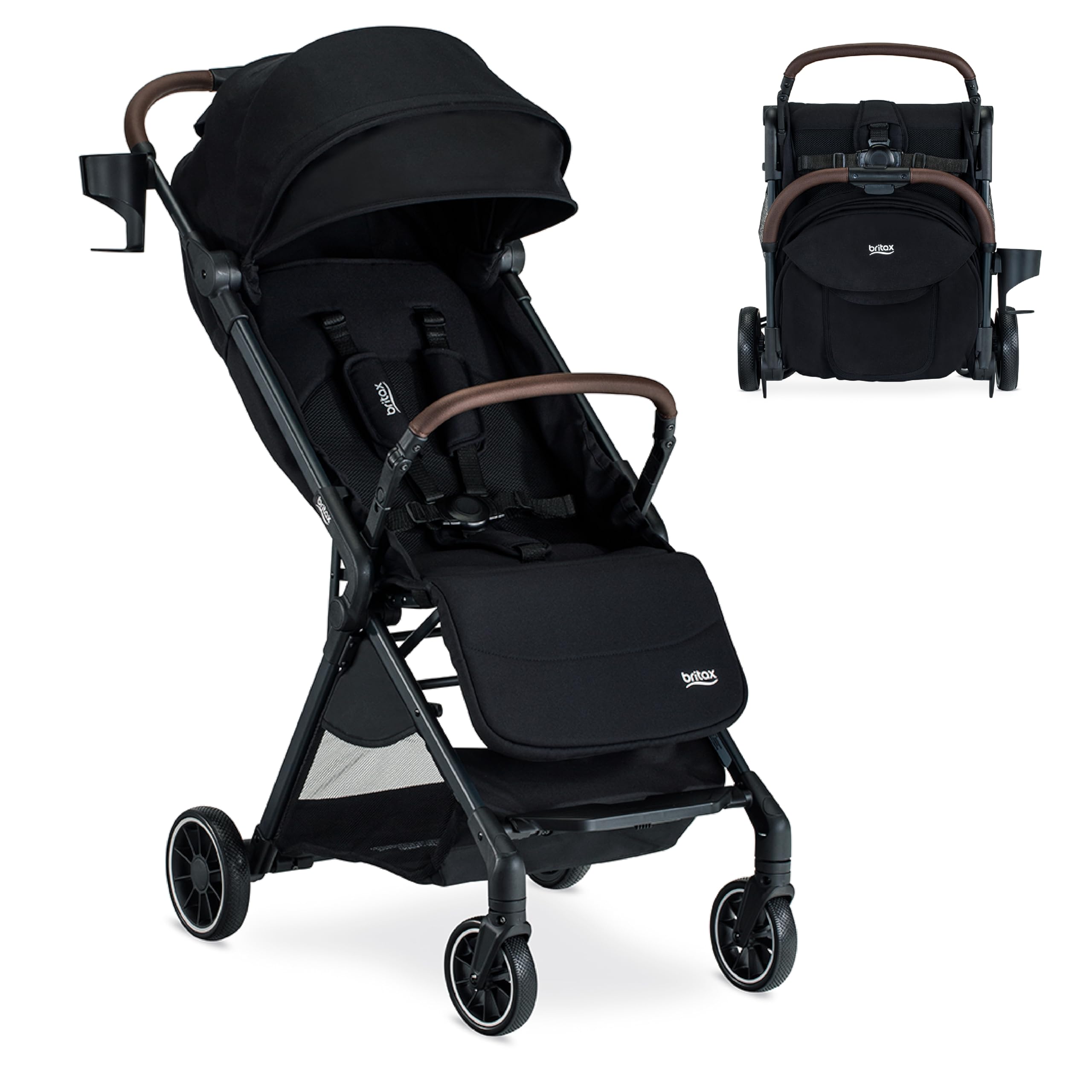 Foto 1 | Cochecito Britax Juniper Compact On-the-go, Ligero, Negro - Venta Internacional.