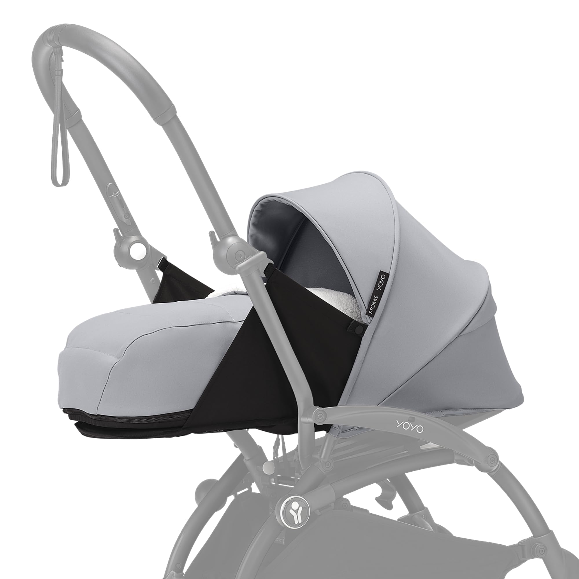 Cochecito Para Recién Nacido Stokke Yoyo 0+ Con Colchón Y Toldo Stone - Venta Internacional.