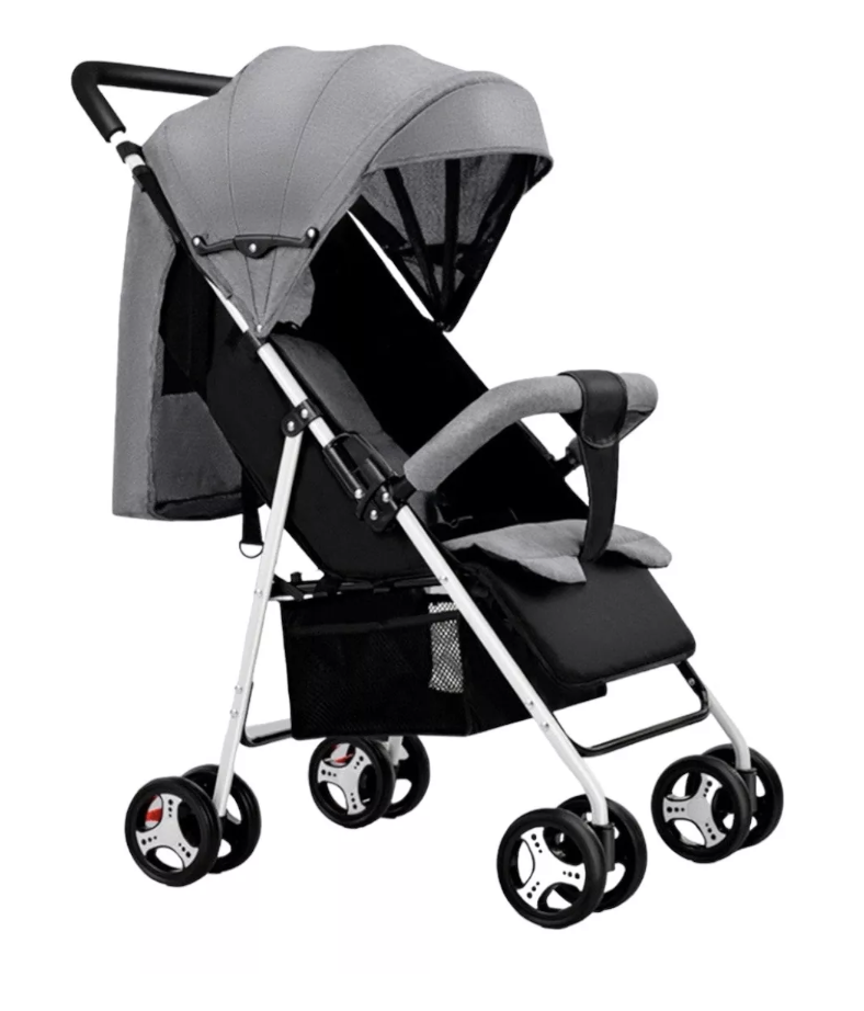 Foto 2 pulgar | Carriola De Bastón Travel System Toplinc Carreola Plegable Gris Con Chasis Color Blanco