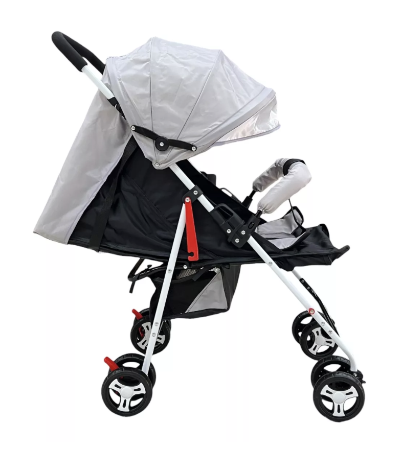 Foto 3 pulgar | Carriola De Bastón Travel System Toplinc Carreola Plegable Gris Con Chasis Color Blanco