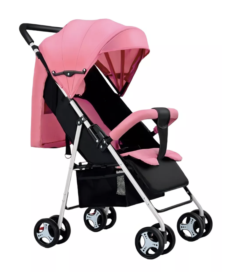 Foto 2 pulgar | Carriola De Bastón Travel System Toplinc Carreola Plegable Plegable Rosa Con Chasis Color Blanco