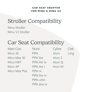 Foto 6 | Adaptador De Asiento De Coche Uppababy Para Cochecitos Minu Y Minu V2 - Venta Internacional.