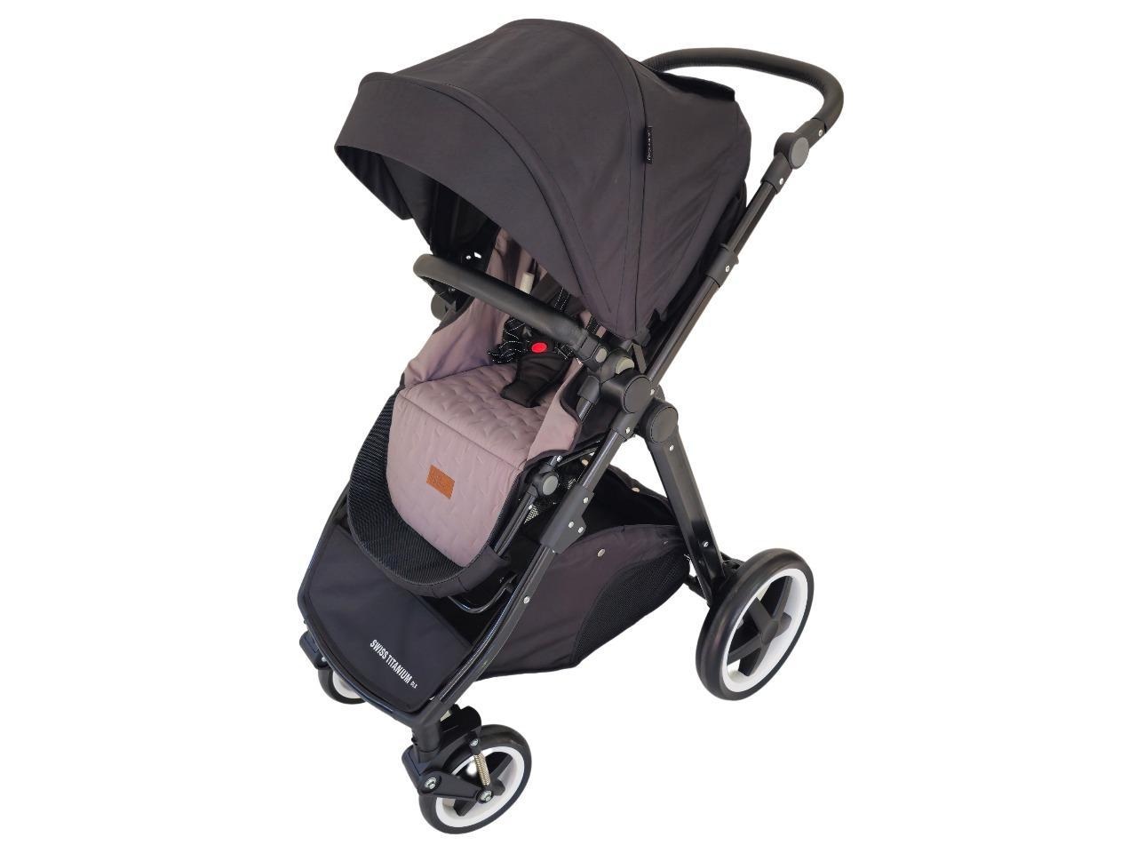 Foto 1 | Carriola Para Bebé Aeiou Swiss Titanium Australia Acolchada Black