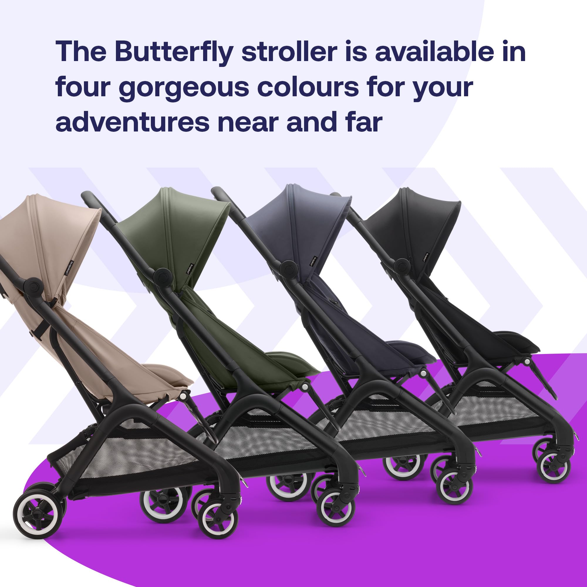 Foto 8 pulgar | Cochecito Bugaboo Butterfly, Ultracompacto Y Ligero, Color Topo - Venta Internacional.