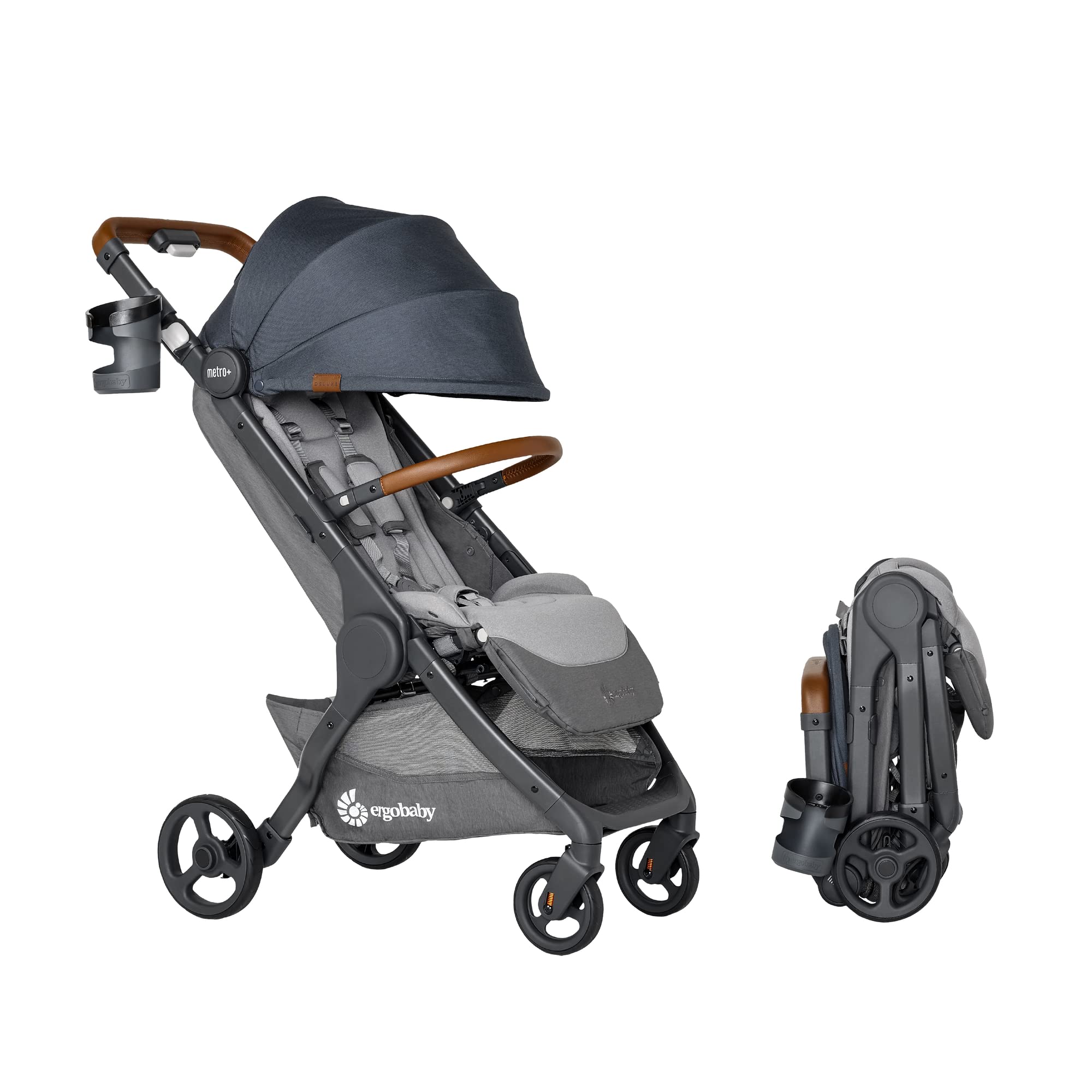 Cochecito De Bebé Ergobaby Metro+ Deluxe Compact London Grey - Venta Internacional.
