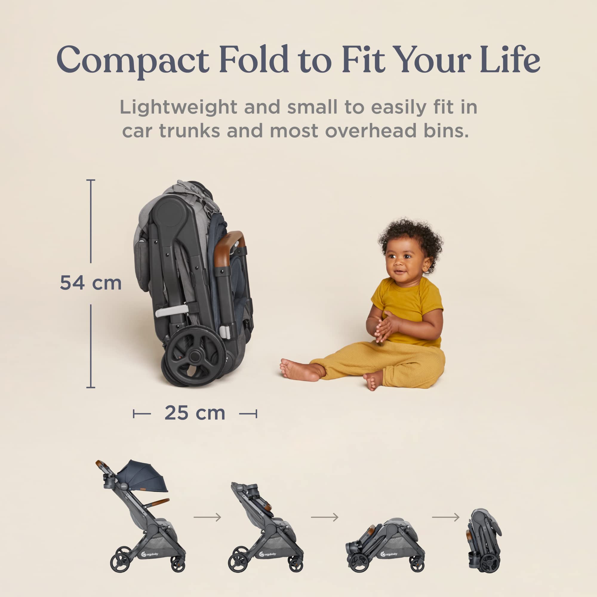 Foto 5 | Cochecito De Bebé Ergobaby Metro+ Deluxe Compact London Grey - Venta Internacional.