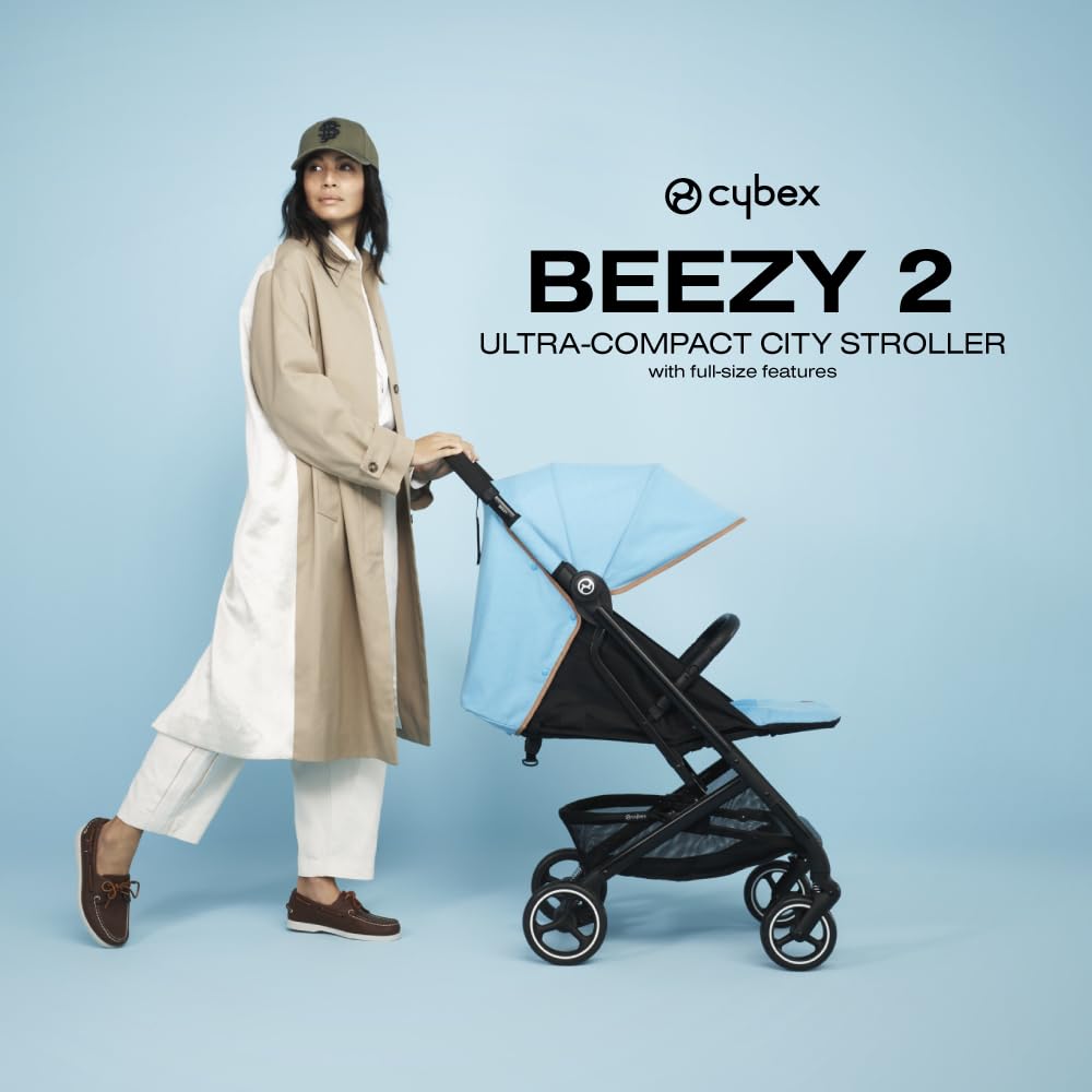 Foto 2 | Cochecito Cybex Beezy 2 Compacto Y Ligero Con Asiento De Coche, Color Gris Niebla - Venta Internacional.