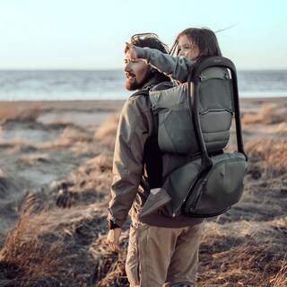 Foto 5 | Mochila Portabebés Thule Sapling Agave 22l Con Sombrilla - Venta Internacional.