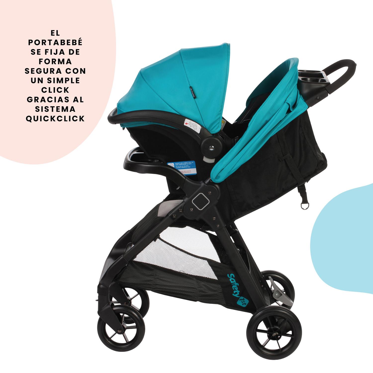 Foto 9 pulgar | Safety 1st Sistema De Viaje Smooth Ride Lake Blue