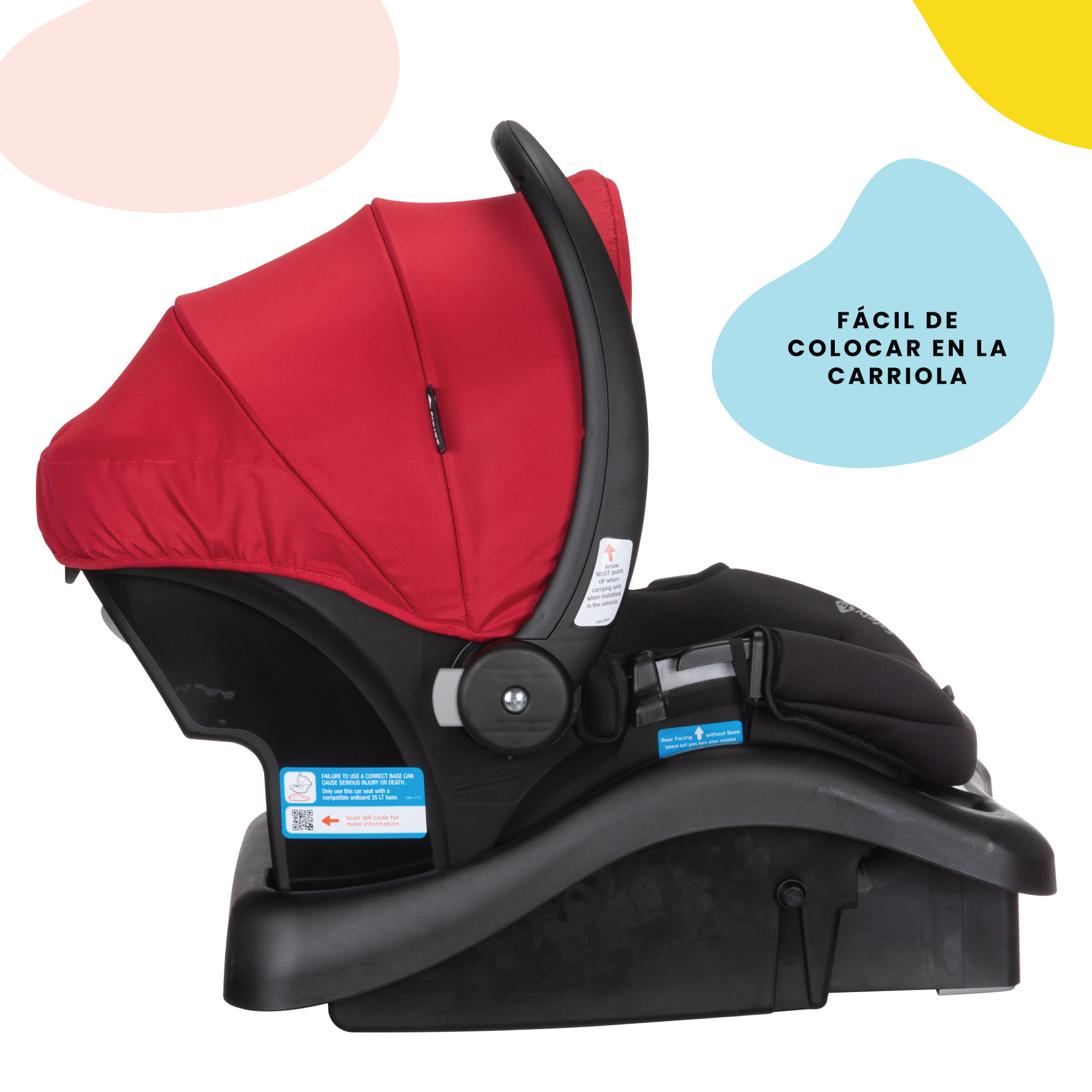 Foto 5 pulgar | Safety 1st Sistema De Viaje Smooth Ride Black Cherry