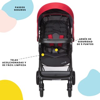 Foto 6 | Safety 1st Sistema De Viaje Smooth Ride Black Cherry