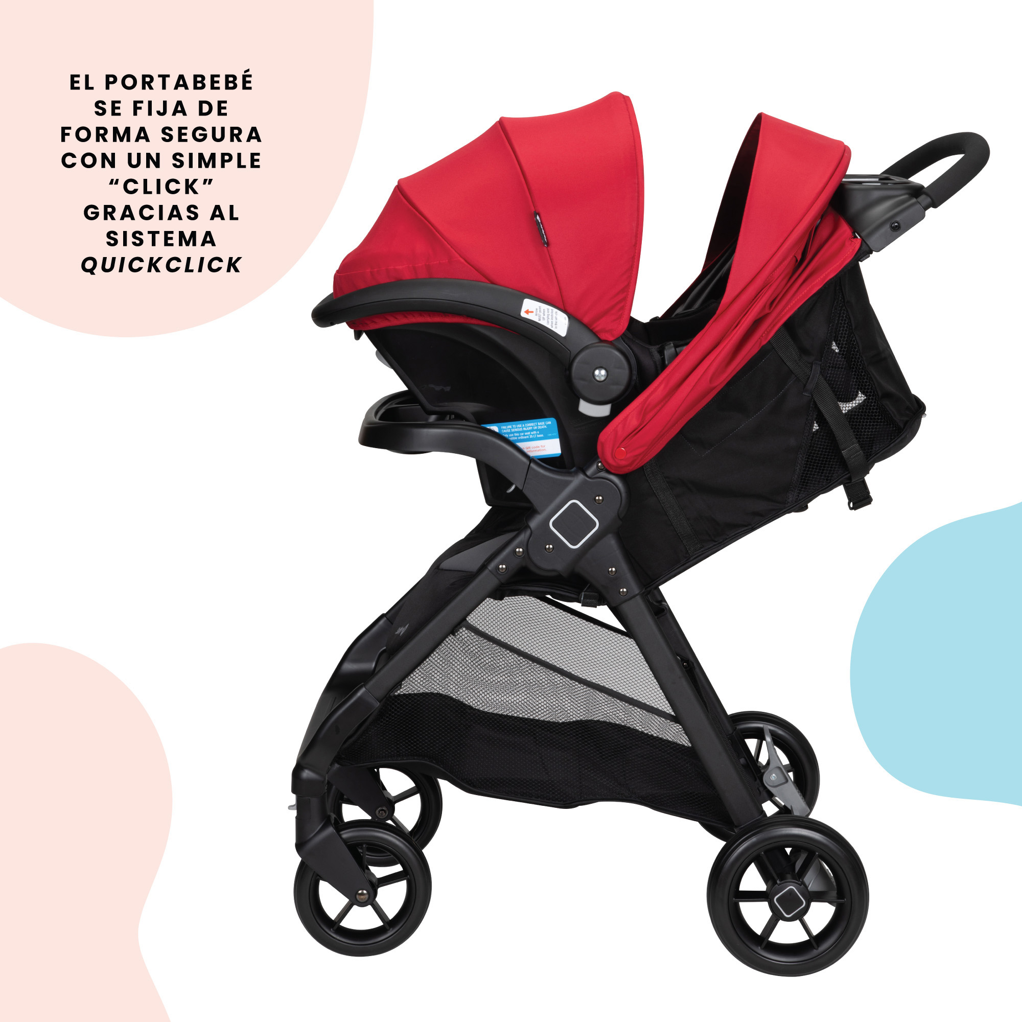 Foto 9 pulgar | Safety 1st Sistema De Viaje Smooth Ride Black Cherry