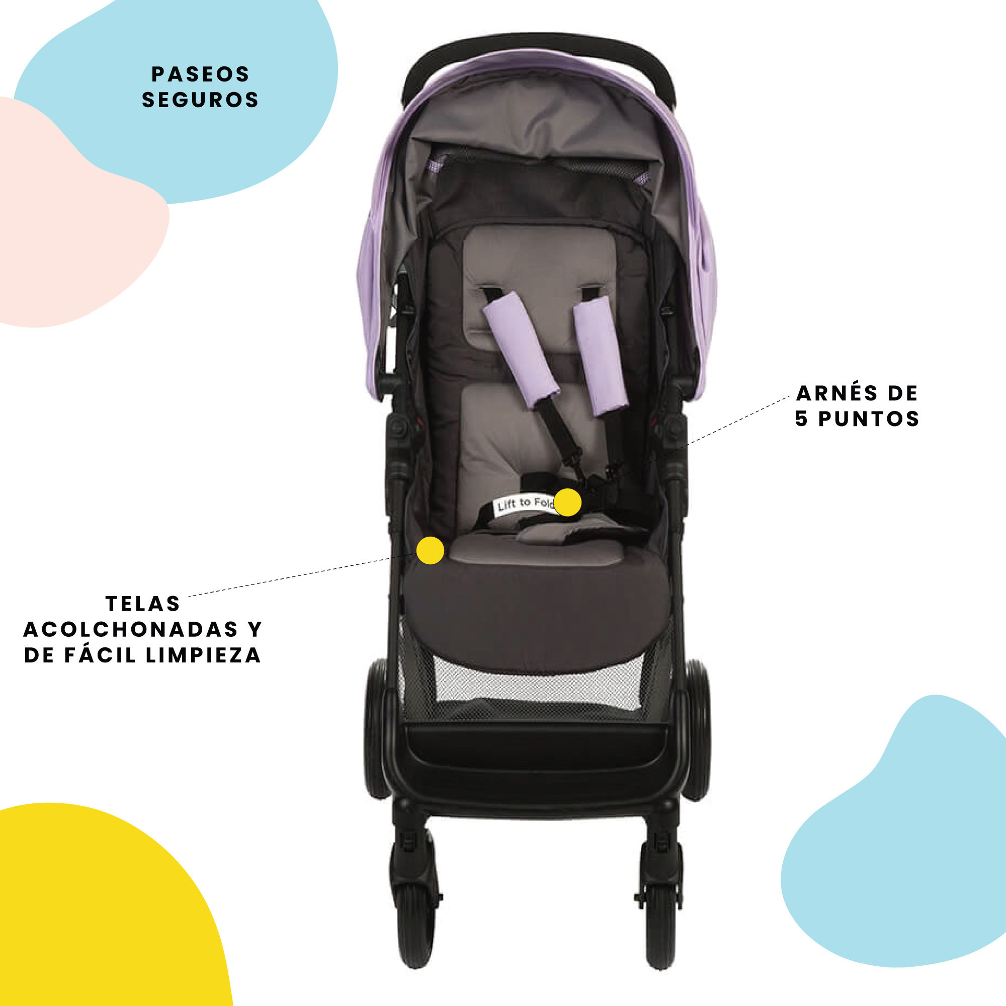 Foto 7 pulgar | Safety 1st Sistema De Viaje Smooth Ride Wisteria